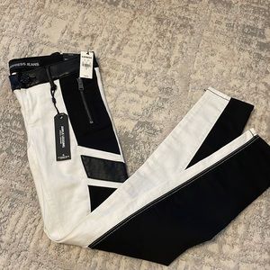 EXPRESS Black & White jeans! So cool!